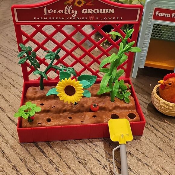 Garden Playset with Chicken and Farm Accessories - Picture 3 of 7